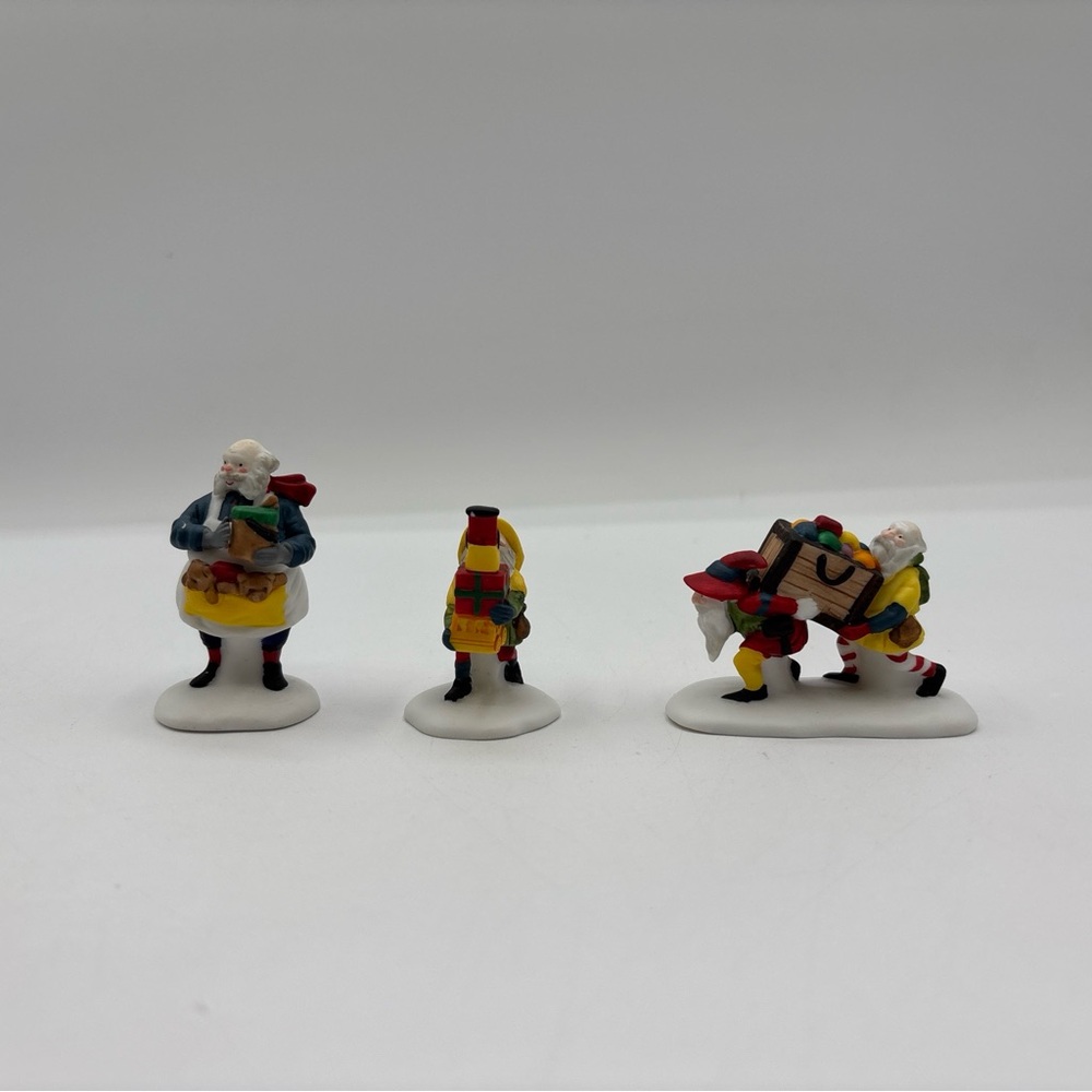 Department 56‎ 1989 Vintage Heritage Village Coll Toymaker Elves Set Of 3 5602-2